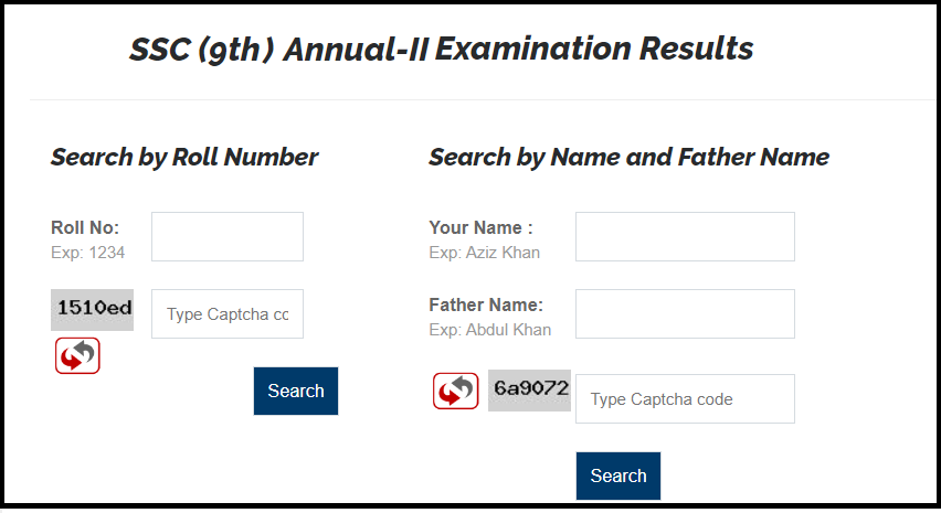 12th Class Result 2023 – Check Result By Name and Roll Number