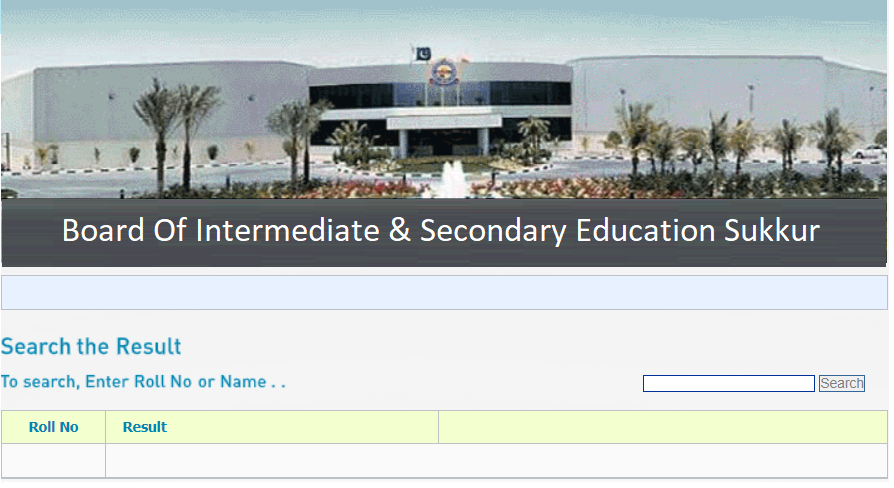 BISE Sukkur Board 10th Class Result 2024 Check Online