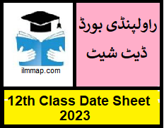 12th Class 2nd Year Date Sheet Rawalpindi Board 2023