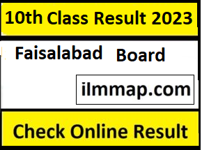 10th Class Result 2023 Faisalabad Board