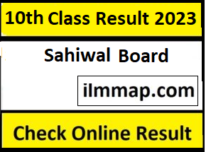 10th Class Result 2023 Sahiwal Board