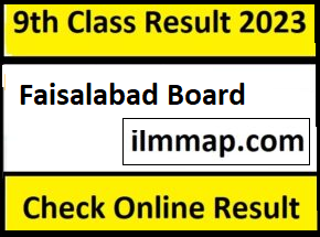 9th Class Result Faisalabad Board 2023